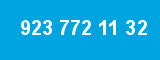 923 772 11 32 923 772 11 32